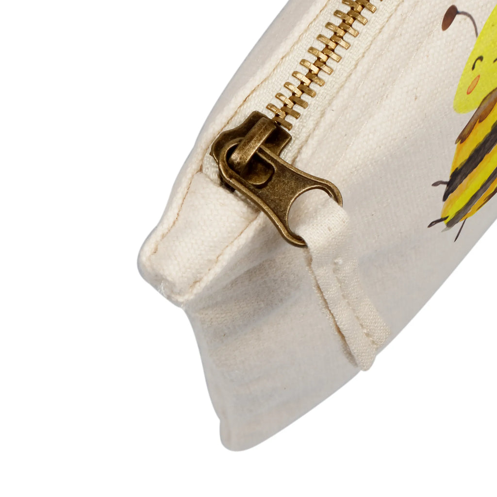 Schminktasche Biene Happy Schminkbeutel, Kulturtasche, Kulturbeutel, Mäppchen, beauty tasche, toiletry bag, Federmappe, Waschbeutel, beauty case, Waschtasche, Stiftemäppchen, Kosmetiktasche, aufbewahrungsbeutel, pencil case, Schminktasche, Kosmetikbeutel, Schminktäschchen, Etui, pinsel tasche, Schlampermäppchen, aufbewahrungstasche, kosmetiktäschchen, utensilientasche, Biene, Hummel, Wespe
