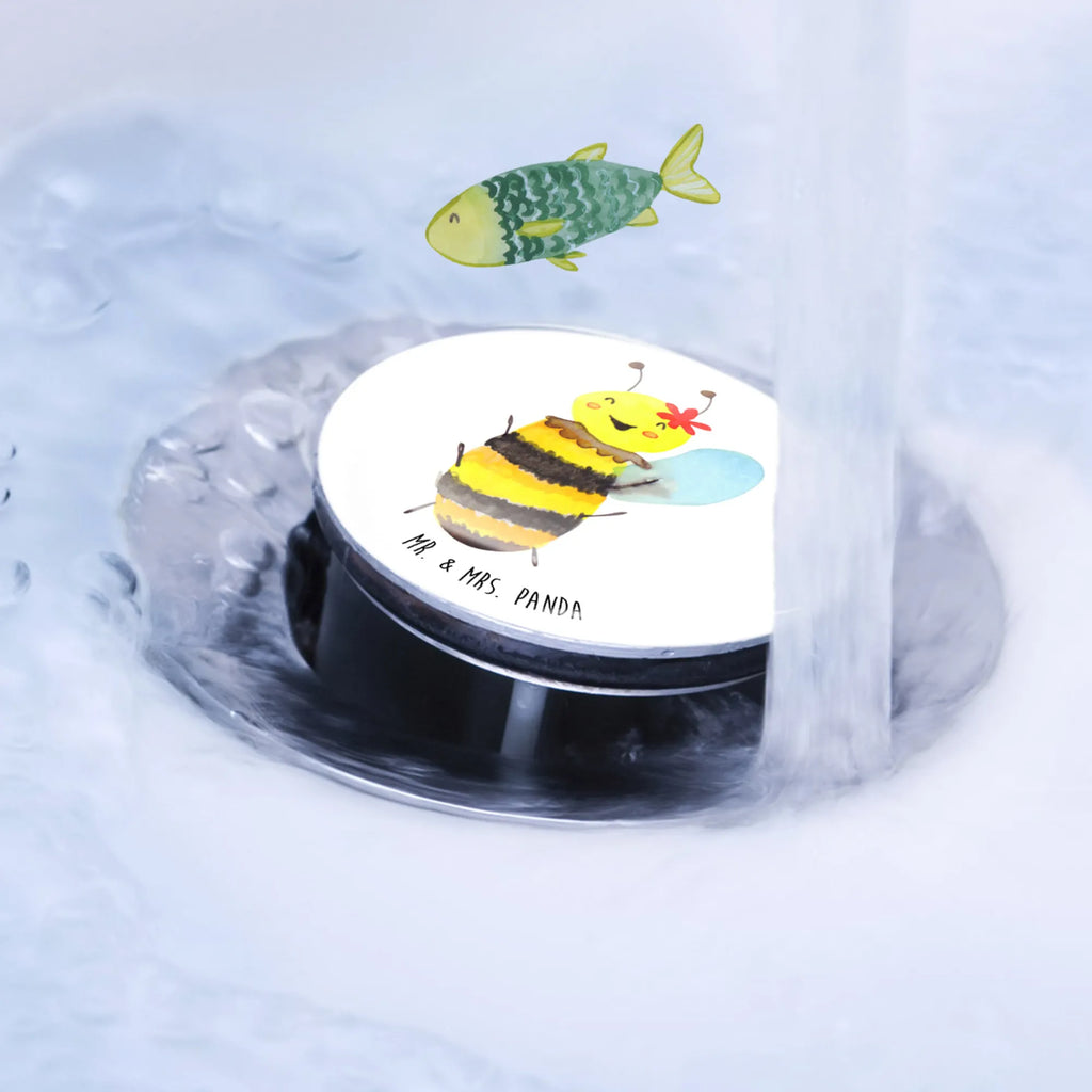 Waschbecken Stöpsel Biene Happy Abflussstöpsel, Waschbecken Stopfen, Stöpsel, Waschbecken, Ablaufgarnitur, Biene, Wespe, Hummel