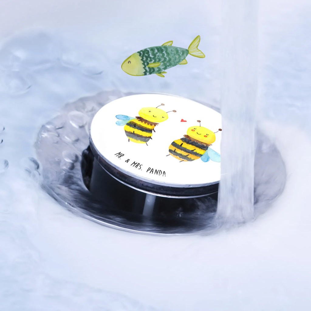 Sink plug bee In love washbasin, drain set, stoppers, washbasin plugs, Washbasin plugs, universal, drain plugs, Bee, wasp, bumblebee