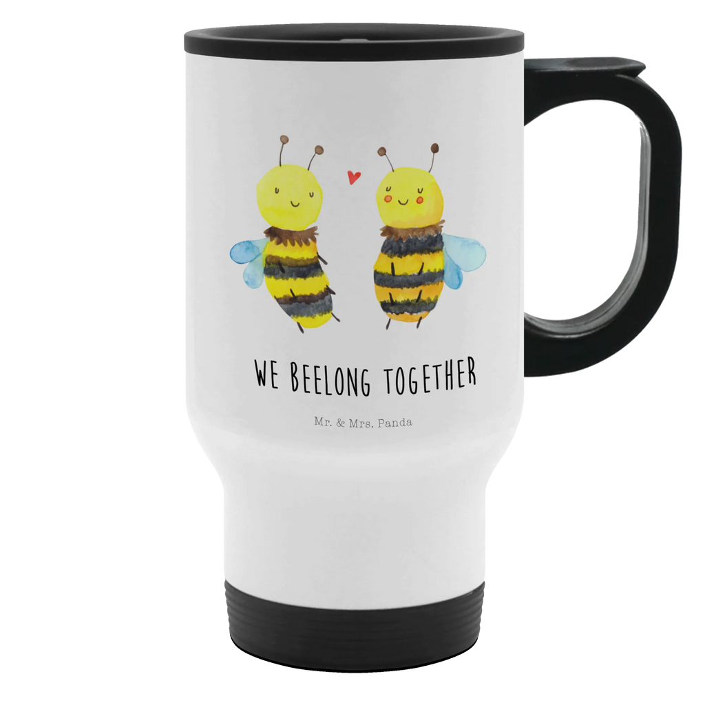 Insulated mug bee In love travel coffee mug, travel mug, Insulated mug, To Go mug, Thermo cup, Thermo mug, Coffee mug, Bee, wasp, bumblebee