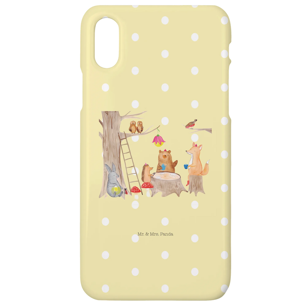 Phone case forest animals picnic Iphone XR, Handy Case, Iphone XR Handyhülle, Handyhülle, Premium Kunststoff, Tiere, Lustige Sprüche, Gute Laune, Tiermotive, Fuchs, Hase, Waldtiere, Igel, Eichhörnchen, Maus, Picknick, Wald