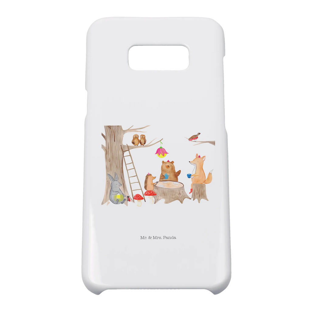 Phone case forest animals picnic Iphone XR, Handy Case, Iphone XR Handyhülle, Handyhülle, Premium Kunststoff, Tiere, Lustige Sprüche, Gute Laune, Tiermotive, Fuchs, Hase, Waldtiere, Igel, Eichhörnchen, Maus, Picknick, Wald