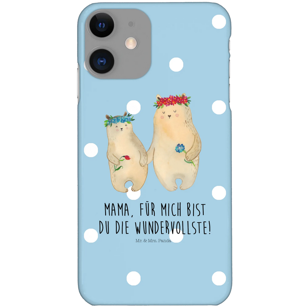 Handyhülle Bären mit Blumenkranz Iphone 10, Handyhülle, Hülle, Iphone X, Cover, Handy Case, Handycover, Handy, Vatertag, Bruder, Schwester, Opa, Familie, Muttertag, Mama, Oma, Papa, Kinder, Beste Mutter, Mami, Lieblingsmama, Tochter, Bär, Geschenk Mama. Muttertag, Weltbeste Mama, Family, Töchter, Bären, Lieblingsmensch, Kind, Mutti, Mutter, Vorbild