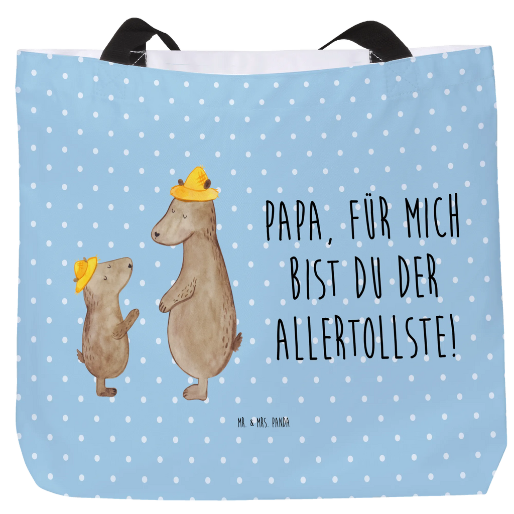 Shopper Bears with hats Shopper, Alltagstasche, XXL Tasche, Ausflug, Beutel, Tüte, Einkaufsbeutel, Freizeittasche, Stofftasche, Schultertasche, Einkaufstasche, Strandtasche, Tragebeutel, XL, Schultasche, Schulbeutel, Oma, Schwester, Mama, Bruder, Papa, Opa, Muttertag, Vatertag, Familie, Vorbild, Söhne, Sohn, Bär, Bären, Family, Paps, Kind, Lieblingsmensch, Dad, Daddy, Vater-Sohn, Papi, Kinder, Vater