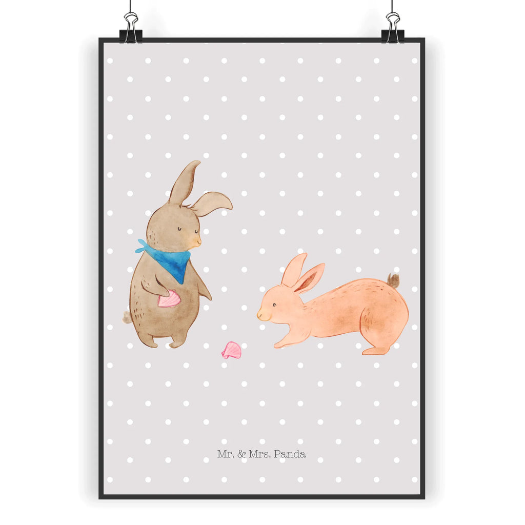 Poster Bunnies with seashell kunstdruck poster, Bild für Wand, Poster, Posterdruck, kunstposter, wanddeko, grafikposter, Bild, drucke, Wandbild, Plakat, Wandposter, Mr. & Mrs. Panda Poster, Wanddeko Bild, wanddruck, kunst für die wand, Wandschmuck, Deko Bild, Kunstdruck, wandkunst, Designposter, Wanddekoration, Papa, Familie, Mama, Schwester, Muttertag, Bruder, Vatertag, Oma, Opa, Best Friends, Freundinnen, Hasen, BFF, Meer, Freundin, Beste Freundin, Muscheln Sammeln, Muscheln