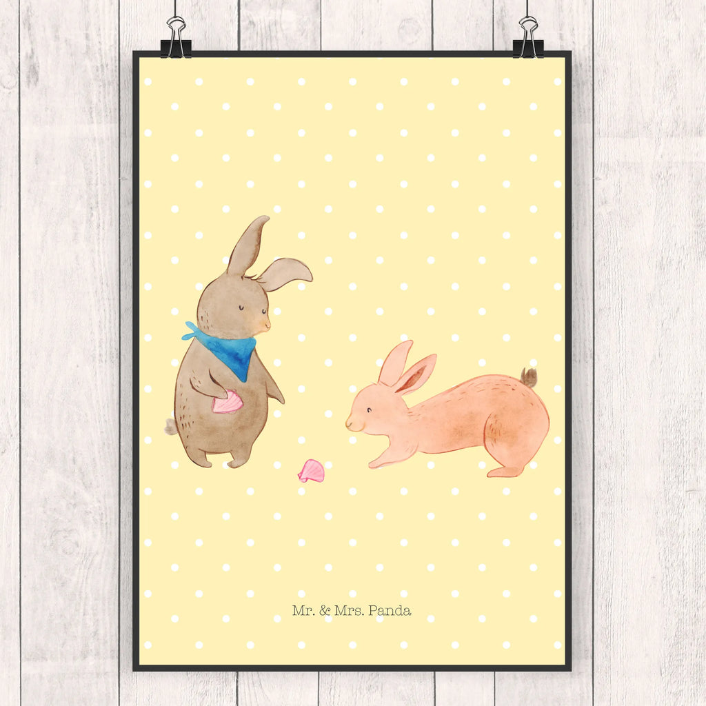 Poster Bunnies with seashell kunstdruck poster, Bild für Wand, Poster, Posterdruck, kunstposter, wanddeko, grafikposter, Bild, drucke, Wandbild, Plakat, Wandposter, Mr. & Mrs. Panda Poster, Wanddeko Bild, wanddruck, kunst für die wand, Wandschmuck, Deko Bild, Kunstdruck, wandkunst, Designposter, Wanddekoration, Papa, Familie, Mama, Schwester, Muttertag, Bruder, Vatertag, Oma, Opa, Best Friends, Freundinnen, Hasen, BFF, Meer, Freundin, Beste Freundin, Muscheln Sammeln, Muscheln