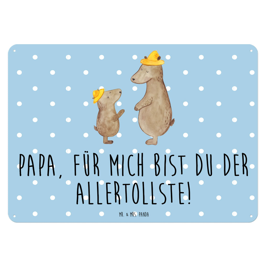 Tin sign Bears with hats Blechschild Für Männer, Türschild Metall, Blechschild Groß, Blechschild Für Frauen, Blechschild Büro, Blechschild Küche, Blechschild Zum Aufhängen, Blechschild, Wandschild Metall, Dekoschild Metall, Muttertag, Vatertag, Mama, Papa, Oma, Opa, Familie, Schwester, Bruder, Söhne, Sohn, Vater, Kinder, Kind, Bär, Dad, Daddy, Vater-Sohn, Vorbild, Papi, Bären, Family, Paps, Lieblingsmensch