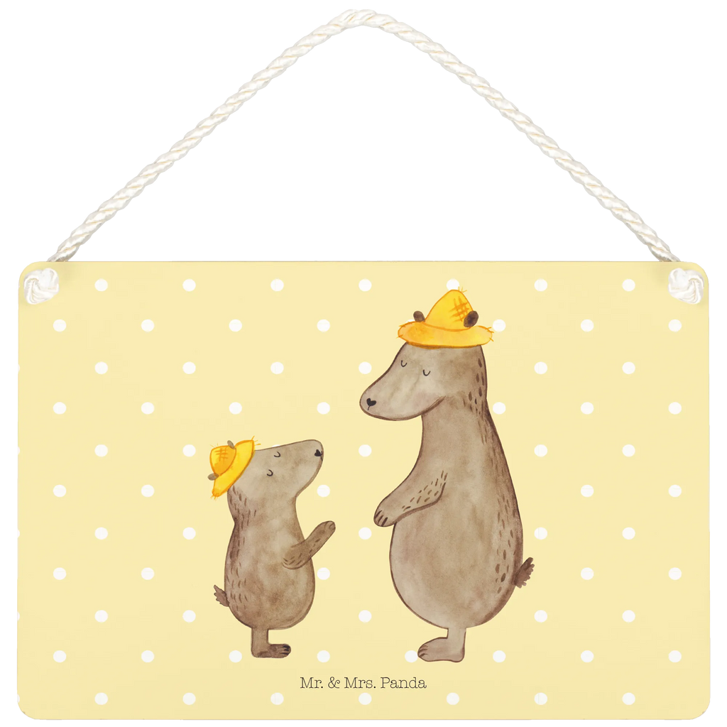 Deko Schild Bären mit Hut Türschild, Wandschild, Motivschild, dekoration schild, Holzschild, Spruchschild, Schild, sprüche schild, Schild mit Spruch, Deko Wandtafel, Küchenschild, hängeschild, wandtafel, holzbild, Türschild Familie, dekoschilder, Deko Schild, Badschild, Dekoschild, wandhänger, dekotafel, Holztafel, Familie, Mama, Vatertag, Muttertag, Schwester, Oma, Opa, Bruder, Papa, Vater, Kinder, Papi, Bär, Kind, Vorbild, Dad, Paps, Sohn, Family, Söhne, Lieblingsmensch, Daddy, Bären, Vater-Sohn