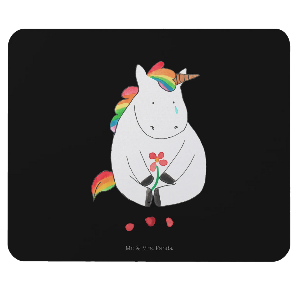 Mouse mat unicorn Sad Büroausstattung, Computer zubehör, Arbeitszimmer, Designer Mauspad, PC Zubehör, Mauspad Büro, Mousepad, Mauspad, Einzigartiges Mauspad, Mausunterlage, Einhorn, Einhörner, Einhorn Deko, Unicorn, Trösten. Freundschaft, Trauer, Glitzer, Blume, Freunde, Liebe, Grußkarte