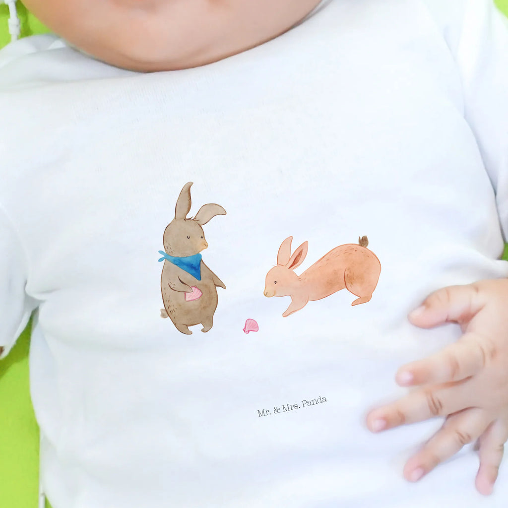 Organic Baby Shirt Bunnies with seashell Family, Father's Day, Mother's Day, brother, sister, Mom, Dad, sea, BFF, best friend, girlfriend, rabbits, collecting shells, best friends, shells, girlfriends