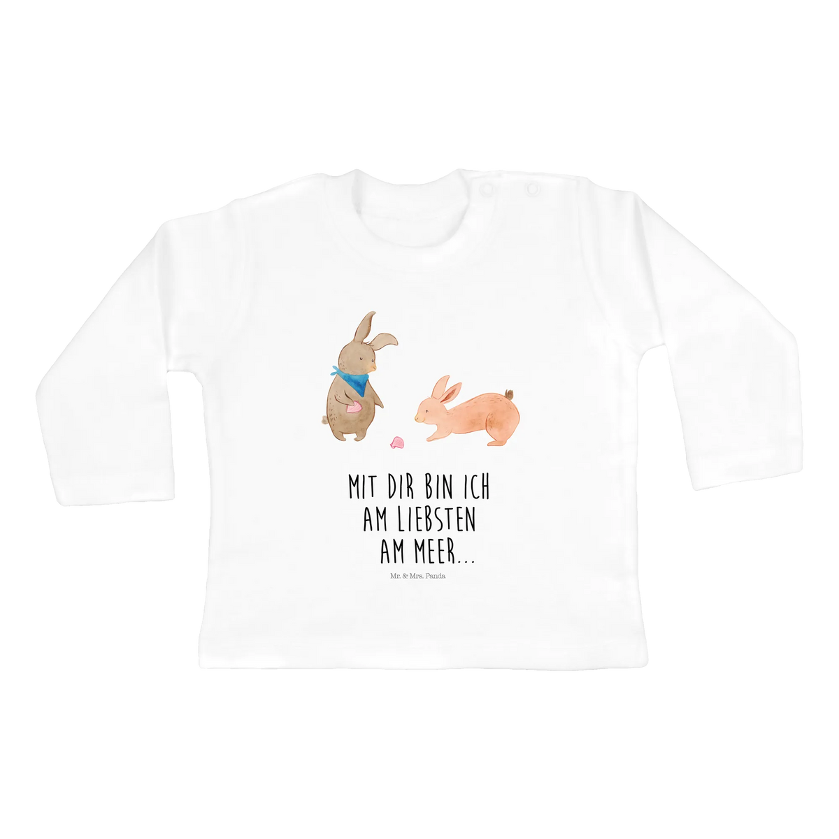 Baby Longsleeve Hasen Muschel