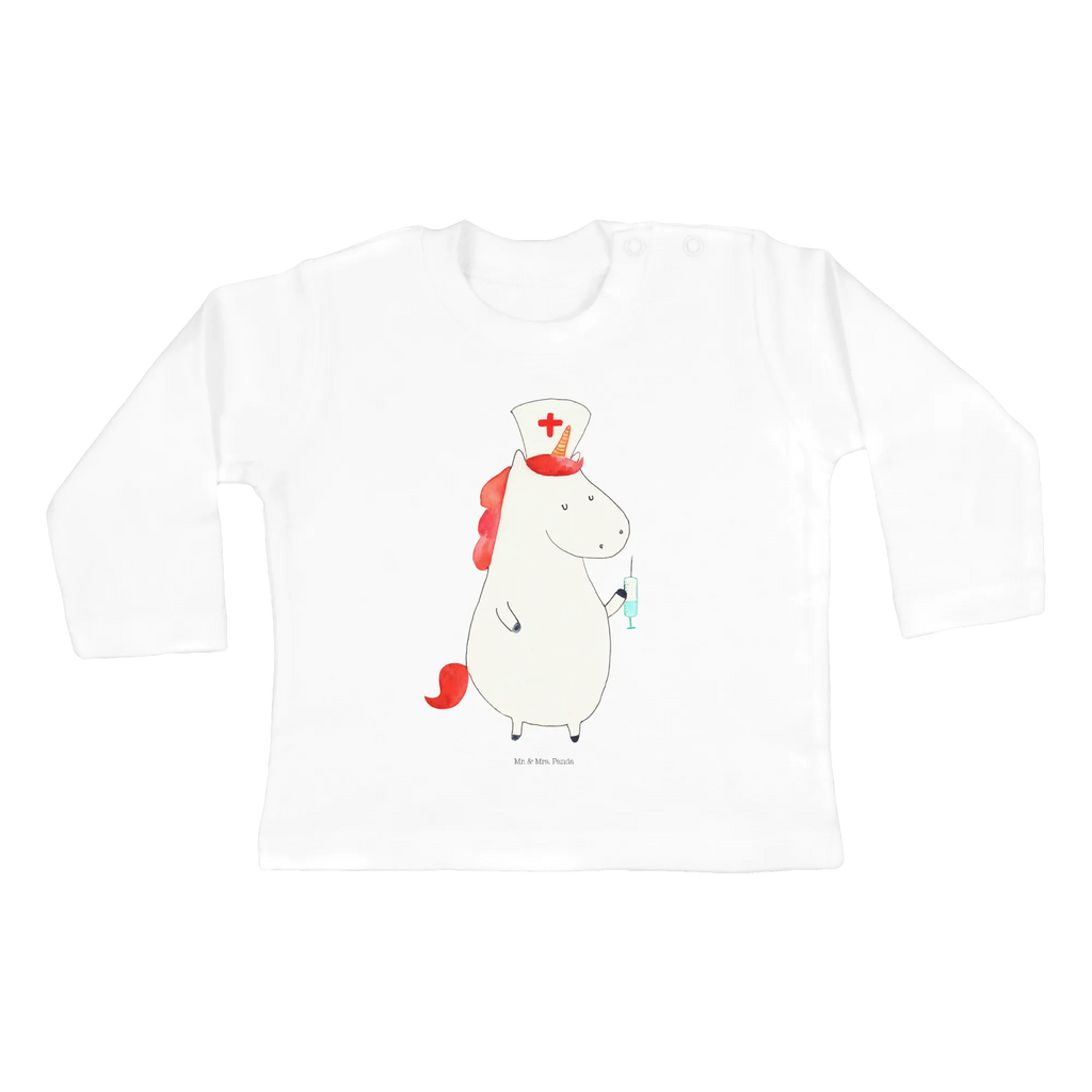 Baby Longsleeve Einhorn Krankenschwester Bio, Baby Shower, Langarm, Kleidung, Einhörner, Einhorn Deko, Einhorn, Unicorn, Krankenschwester Geschenk, Krankenhaus, Krankenpflegerin, Krankenpfleger Geschenk, Ärztin Geschenk, Krankenschwester Dankeschön