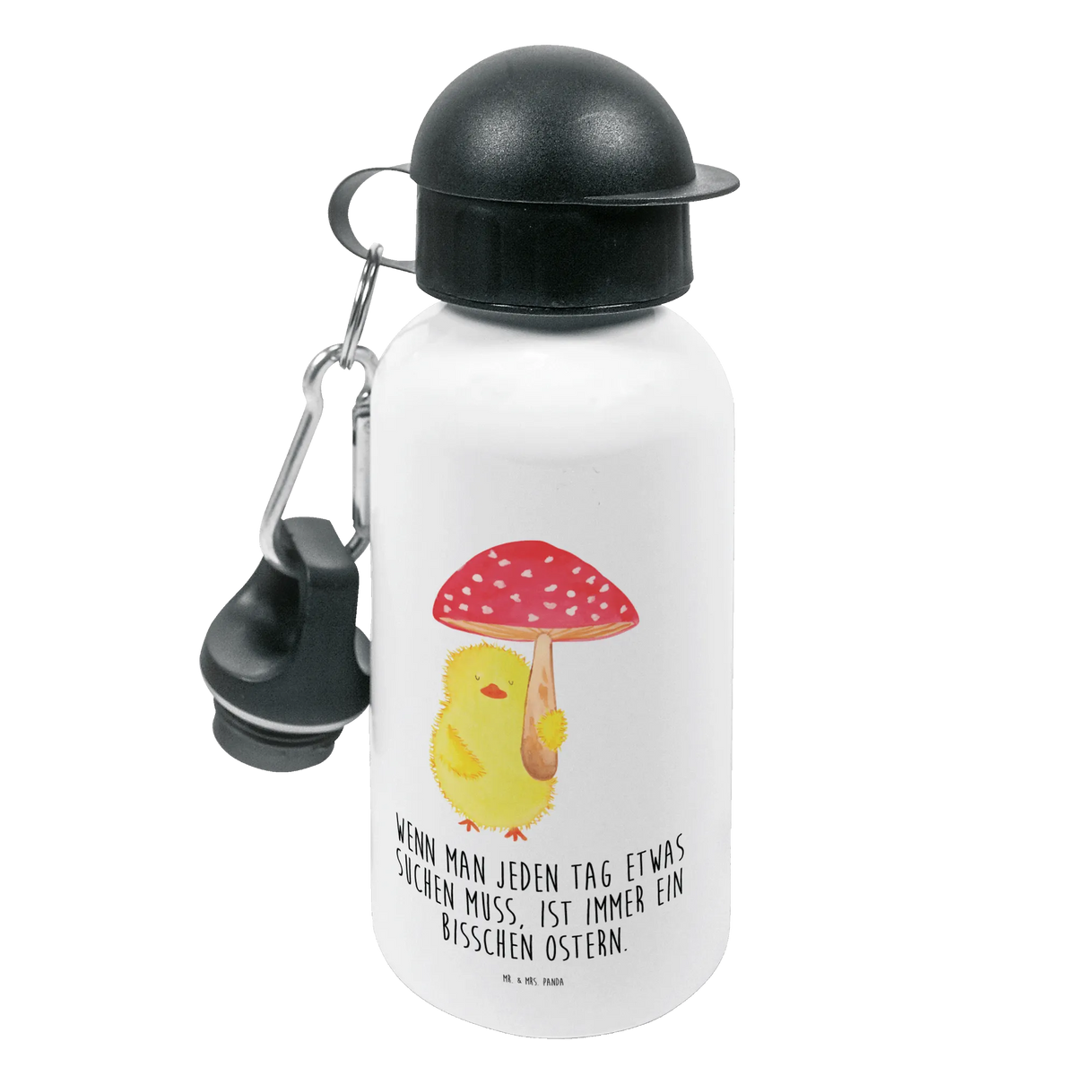 Kids drinks bottle chick toadstool Kids, Drinking bottle, Children's bottle, Kindergarten bottle, Bottle, Primary school, Children, Easter, Easter bunny, Happy Easter, Chicks, Toadstool, Easter greetings, Lucky