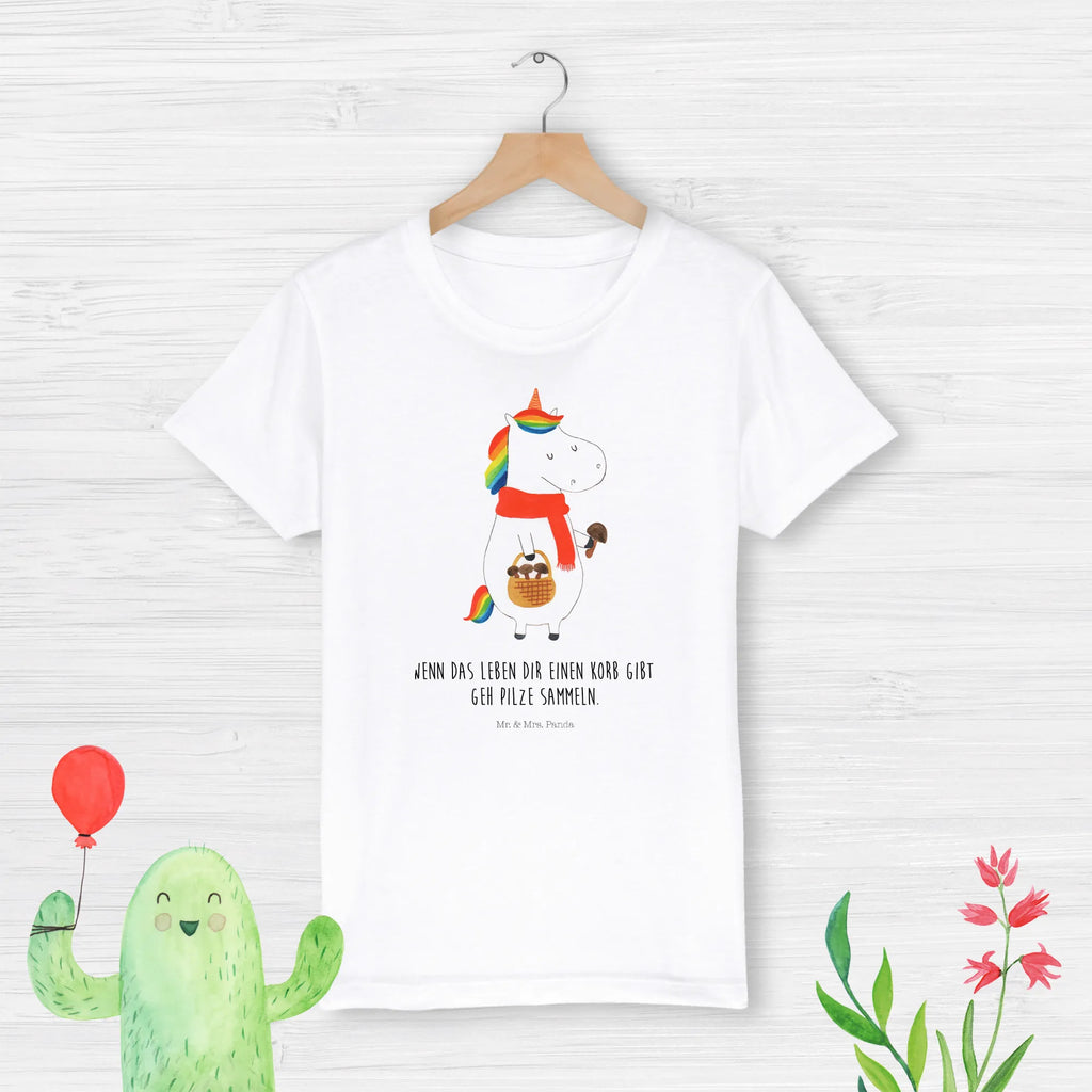 Organiczna koszulka dziecięca Jednorożec grzyb Kinder T-Shirt Jungen, Kinder T-Shirt Mädchen, Kinder T-Shirt, Unicorn, Einhörner, Einhorn Deko, Einhorn, Pilze, Motivation, Pilzsammler, Liebeskummer, Spruch