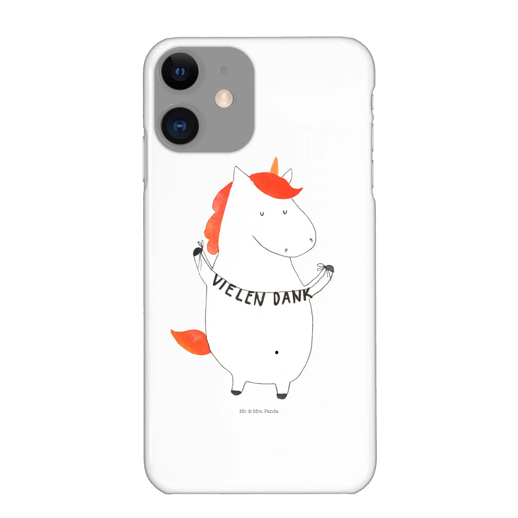 Etui na iPhone 10 Jednorożec Dziękuję Cover, Handy Case, Handycover, Iphone X, Handy, Iphone 10, Hülle, Handyhülle, Einhorn, Einhorn Deko, Einhörner, Unicorn, Danke, Dankeschön, vielen Dank, Danksagung