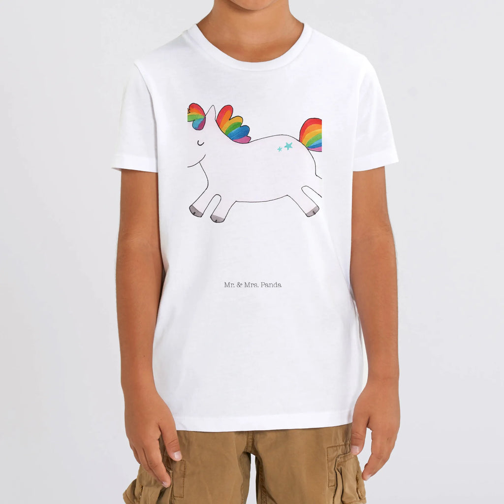 Organiczna koszulka dziecięca Jednorożec Szczęśliwy Kinder T-Shirt Mädchen, Kinder T-Shirt Jungen, Kinder T-Shirt, Unicorn, Einhörner, Einhorn Deko, Einhorn, Freude, Witzig, Lachen, Lächeln, glücklich, Lebensfreude, Spaß, Spannend, Fröhlich