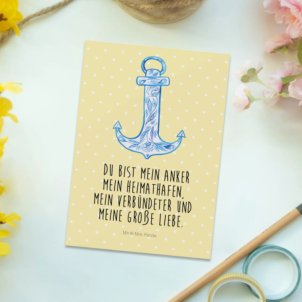 Postcard anchor Blue Karte, Ansichtskarten, Einladungskarte, Einladung, Einladung Geburtstag, Dankeskarte, Ansichtskarte, Grußkarte, Einladungskarten Geburtstag, Geschenkkarte, Geburtstagskarte, Postkarte, Tiermotive, Gute Laune, lustige Sprüche, Tiere