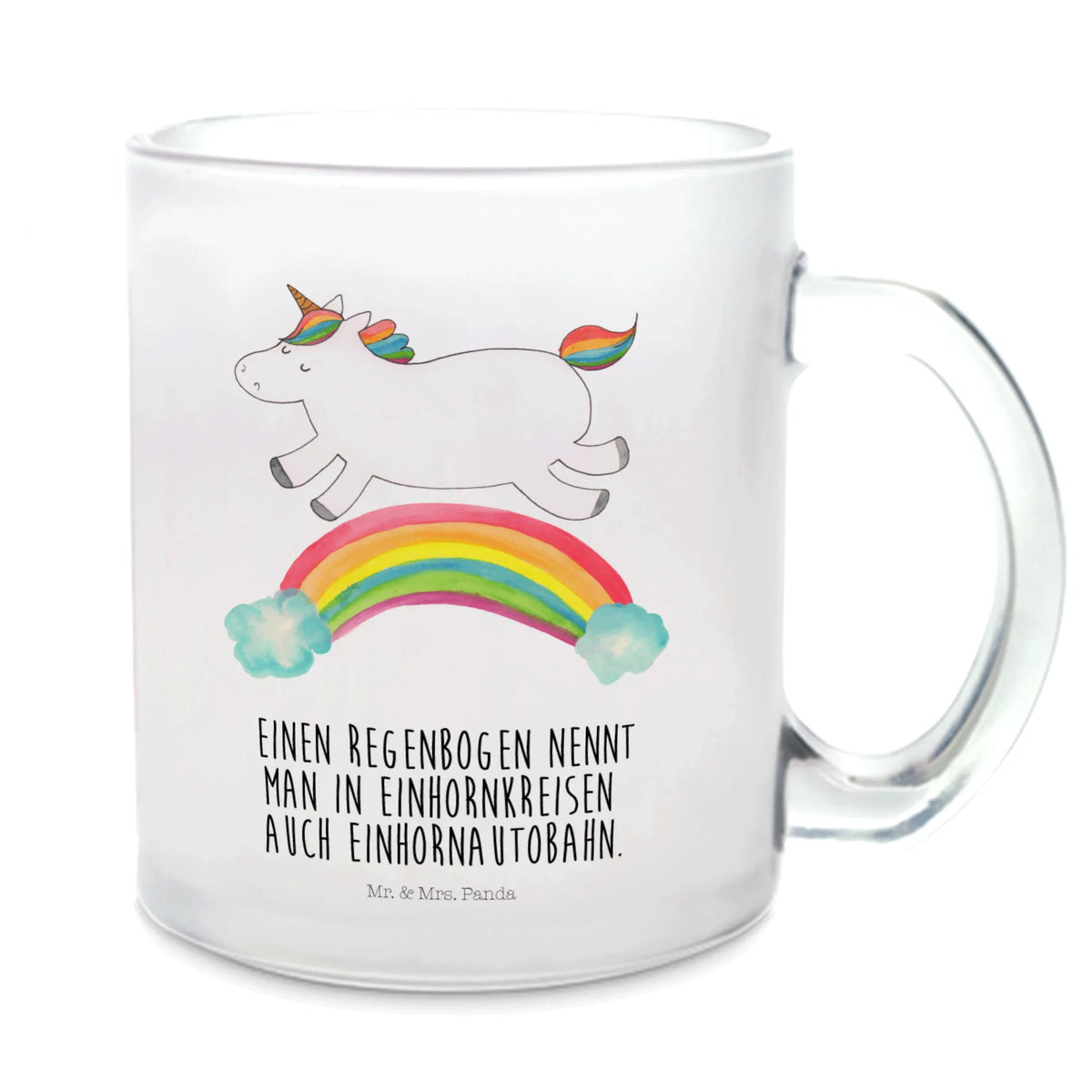 Teetasse Einhorn Regenbogen Teetasse, glastasse, Henkelbecher, Glasbecher, getränkebecher, Trinkglas, getränkeglas, Teetasse aus Glas, Kakaotasse, Motivtasse, Teeglas, Pott, Teetasse Glas, Henkeltasse, Glas Teebecher, Häferl, Tee Tasse, Haferl, Unicorn, Einhorn, Einhörner, Einhorn Deko, Glitzer, Regenbogen, Erwachsenwerden, Einhornpower, Einhornautobahn