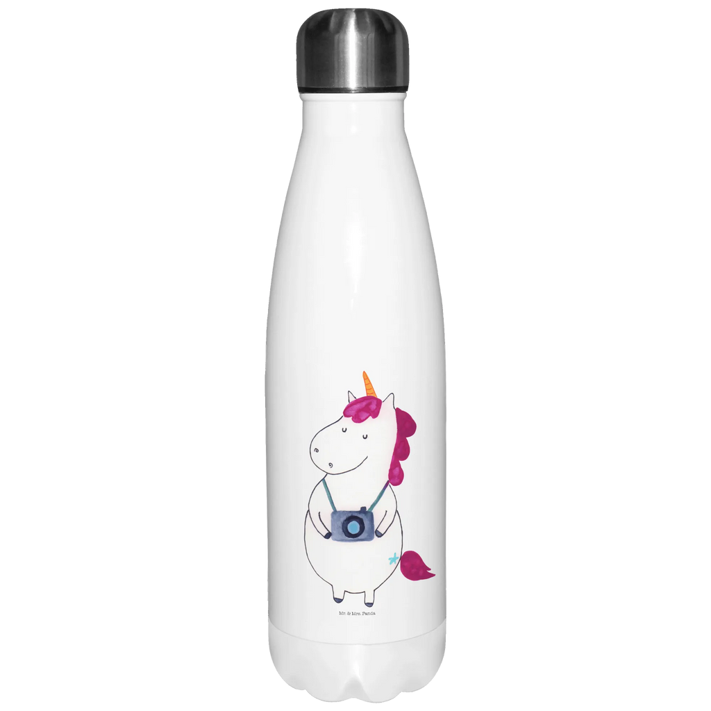 Insulated bottle unicorn photographer Thermos bottle 500ml, Thermos bottle, Thermos, Thermos bottles, stainless steel, unicorn, unicorns, Tourist, Traveler gift, Traveling, Unicorn, Photographer gift, Holiday, Photographer, Camera, Photography