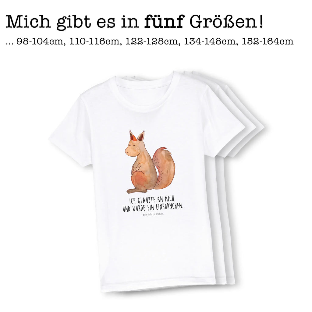 Organiczna koszulka dziecięca Jednorożec wiara Kinder T-Shirt, Kinder T-Shirt Jungen, Kinder T-Shirt Mädchen, Unicorn, Einhörner, Einhorn Deko, Einhorn, Einhörnchen, Eichhörnchen, Eichhorn