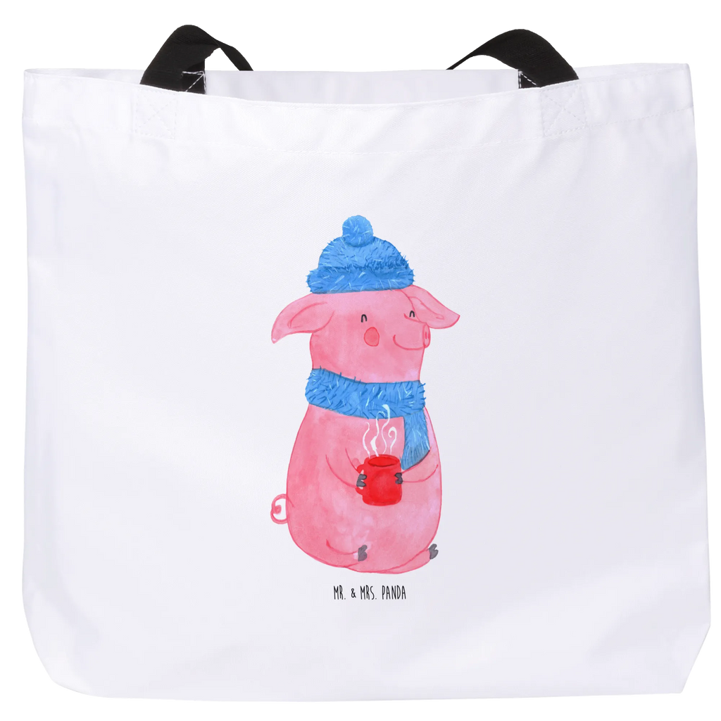 Shopper Lallelndes Glühschwein Alltagstasche, Einkaufstasche, Freizeittasche, Strandtasche, Schulbeutel, Beutel, Tragebeutel, Einkaufsbeutel, Tasche, Shopper, Schultasche, Winter, Weihnachten, Weihnachtsdeko, Nikolaus, Advent, Heiligabend, Wintermotiv, Spruch, Glühwein, Betrunken, Weihnachtsmarkt