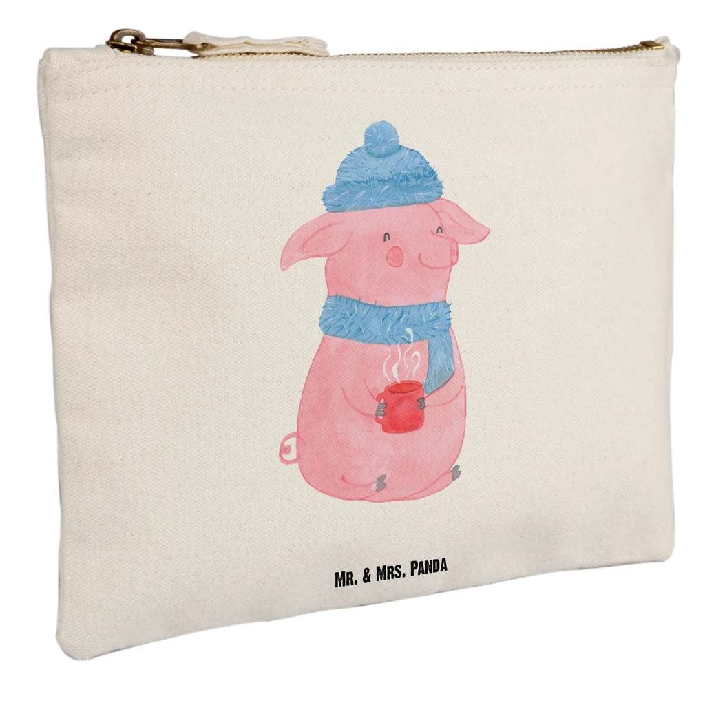 Make-up bag piggy Mulled wine Waschbeutel, aufbewahrungstasche, Federmappe, Schminktasche, Schlampermäppchen, kosmetiktäschchen, Kosmetikbeutel, Schminktäschchen, Schminkbeutel, toiletry bag, Kulturtasche, Kosmetiktasche, Mäppchen, Etui, aufbewahrungsbeutel, pencil case, pinsel tasche, utensilientasche, Stiftemäppchen, Waschtasche, Kulturbeutel, beauty case, beauty tasche, Winter, Wintermotiv, Weihnachten, Heiligabend, Advent, Weihnachtsdeko, Nikolaus, Glühwein, Spruch, Weihnachtsmarkt, Betrunken