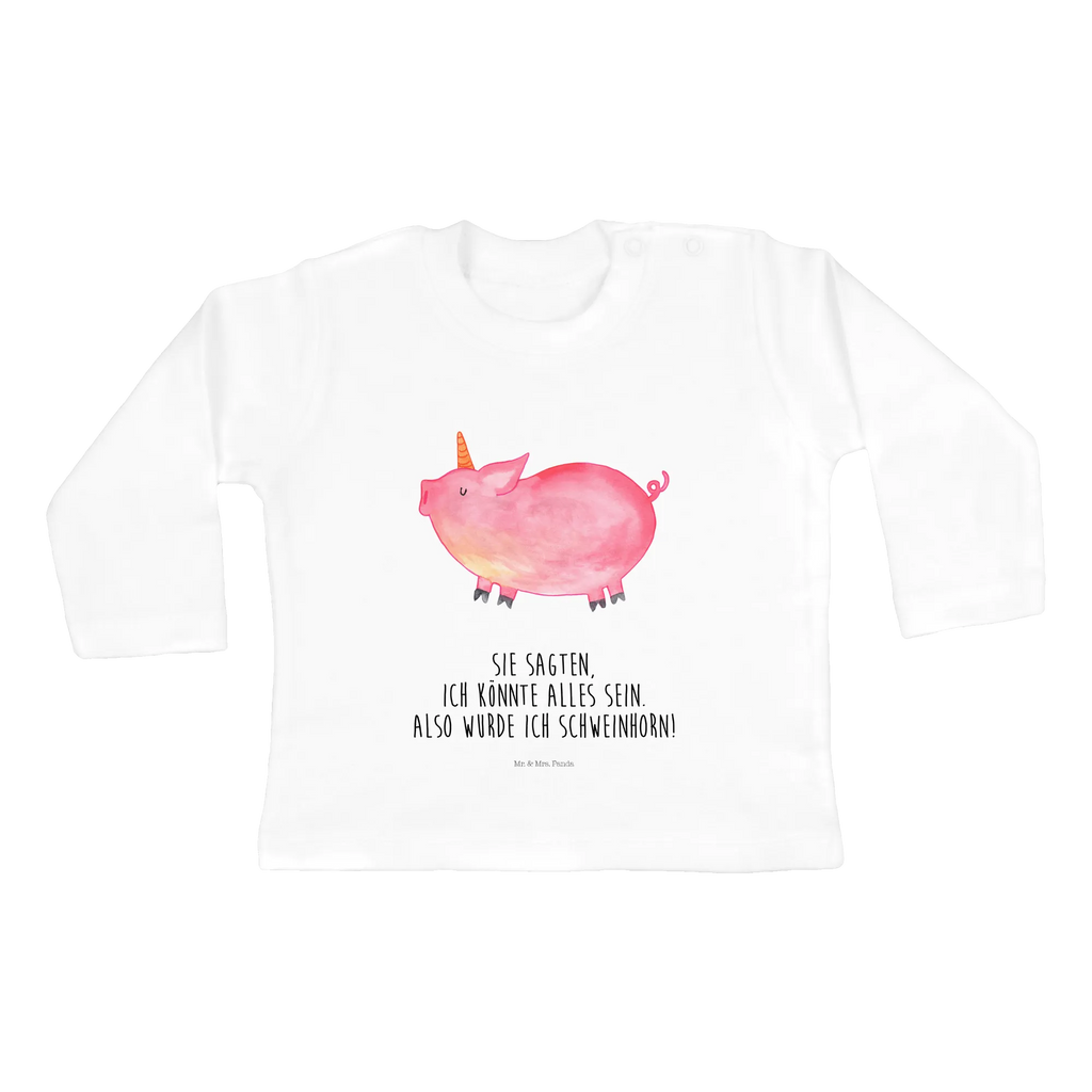 Baby long-sleeve unicorn Pig Langarm, Kleidung, Bio, Baby Shower, Einhörner, Einhorn Deko, Einhorn, Unicorn, Schweinhorn, Spruch, Spaß, Pig, Piggy, Funny, Party, English, Schwein, Witzig. Lustig, Englisch, Bauer, Geschenk
