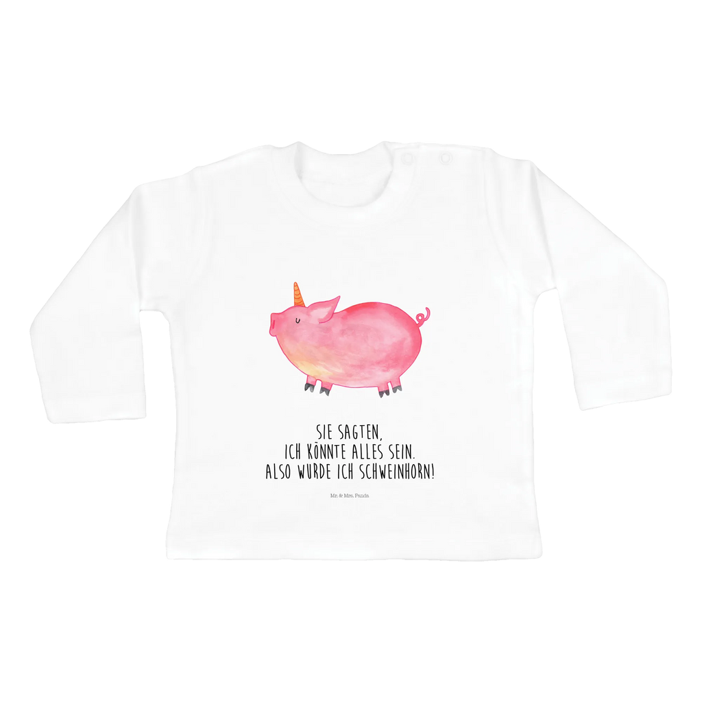 Baby long-sleeve unicorn Pig Langarm, Kleidung, Bio, Baby Shower, Einhörner, Einhorn Deko, Einhorn, Unicorn, Schweinhorn, Spruch, Spaß, Pig, Piggy, Funny, Party, English, Schwein, Witzig. Lustig, Englisch, Bauer, Geschenk