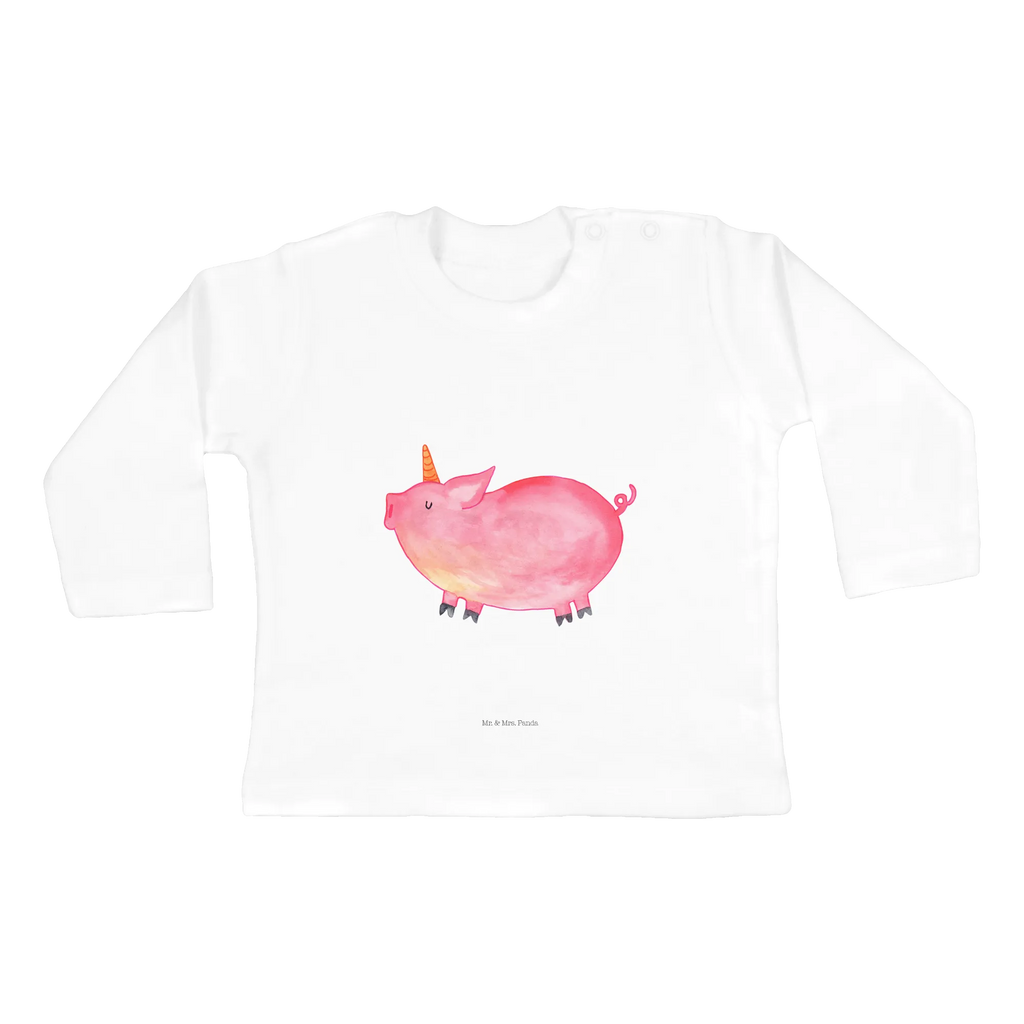 Baby long-sleeve unicorn Pig Langarm, Kleidung, Bio, Baby Shower, Einhörner, Einhorn Deko, Einhorn, Unicorn, Schweinhorn, Spruch, Spaß, Pig, Piggy, Funny, Party, English, Schwein, Witzig. Lustig, Englisch, Bauer, Geschenk