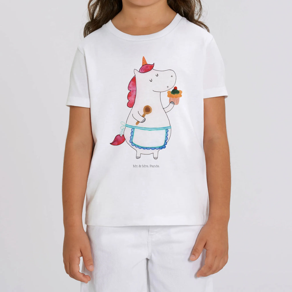 Organiczna koszulka dziecięca Jednorożec Kuchnia Kinder T-Shirt Mädchen, Kinder T-Shirt Jungen, Kinder T-Shirt, Einhorn Deko, Einhorn, Einhörner, Unicorn, Backen, Träumen, Muffin, Träumer, Kuchen, Hobbykoch, Torte, Motivation, Bäckerin, Koch