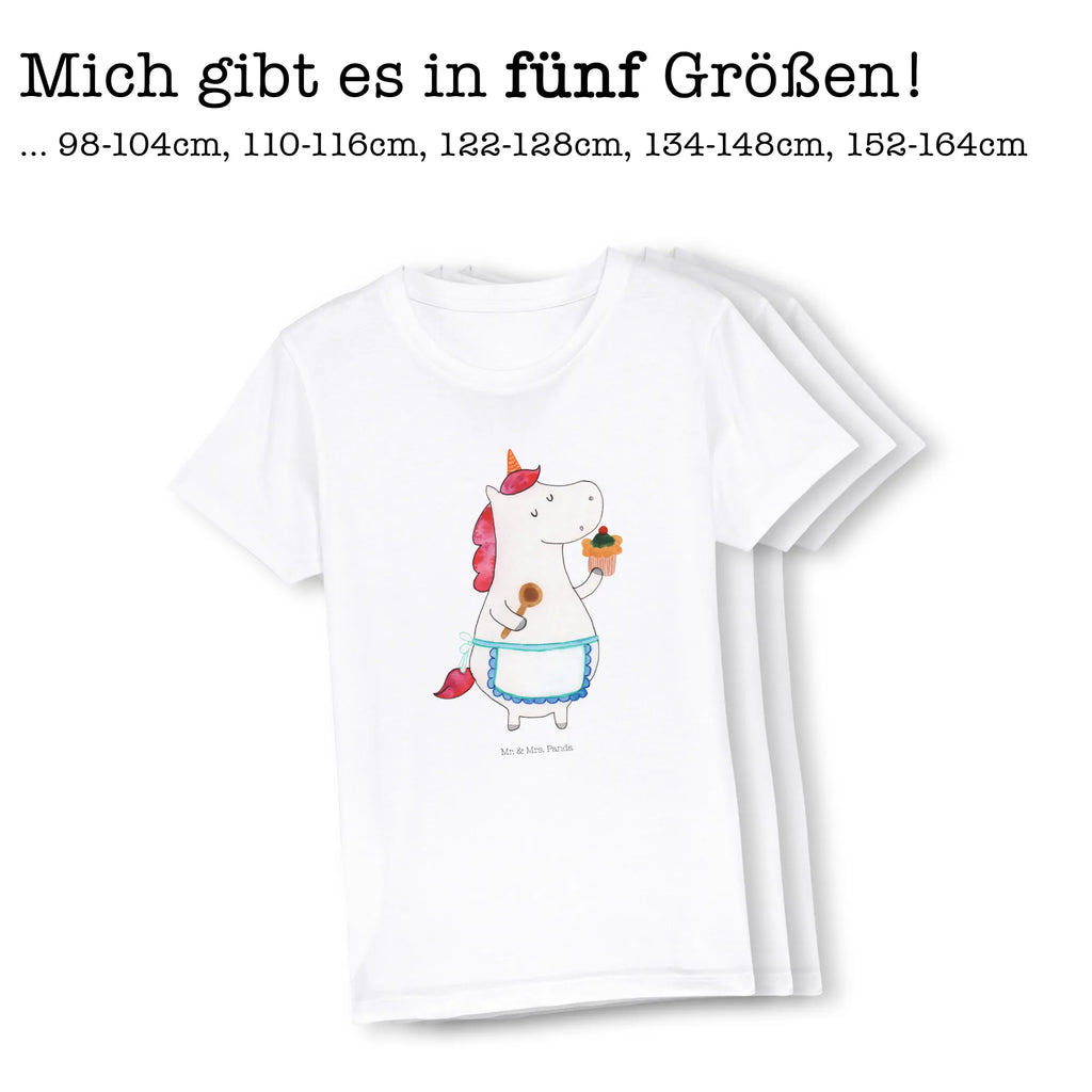 Organiczna koszulka dziecięca Jednorożec Kuchnia Kinder T-Shirt Mädchen, Kinder T-Shirt Jungen, Kinder T-Shirt, Einhorn Deko, Einhorn, Einhörner, Unicorn, Backen, Träumen, Muffin, Träumer, Kuchen, Hobbykoch, Torte, Motivation, Bäckerin, Koch