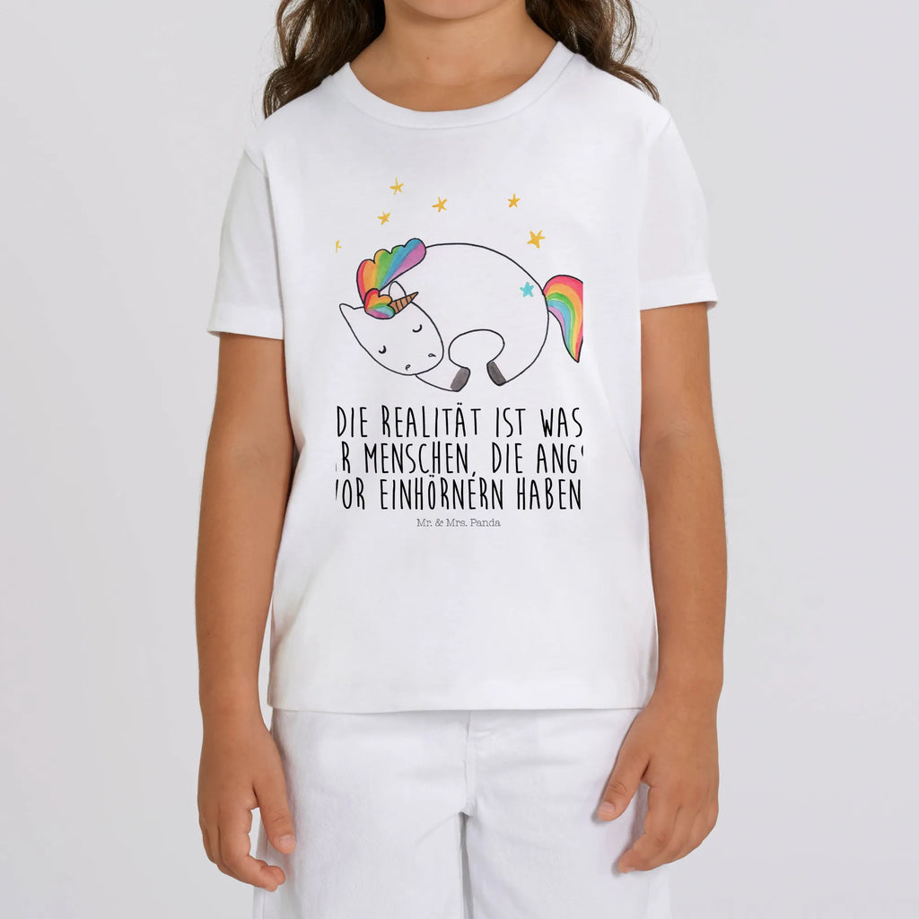 Organiczna koszulka dziecięca Jednorożec noc Kinder T-Shirt Jungen, Kinder T-Shirt Mädchen, Kinder T-Shirt, Einhorn, Einhörner, Einhorn Deko, Unicorn, Ruhe, Geschenk, Träume, Realität, Menschen, Freundin, Traum