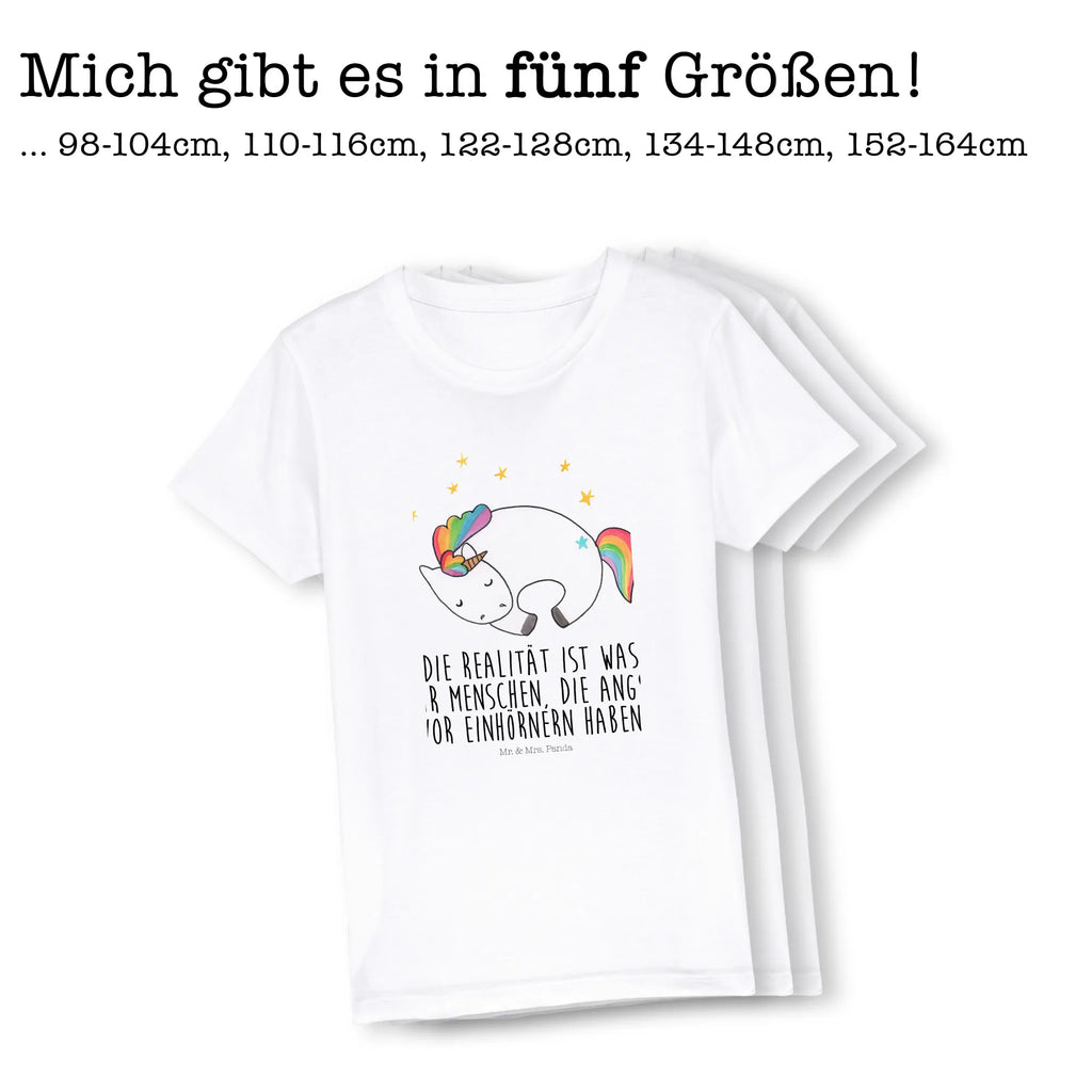 Organiczna koszulka dziecięca Jednorożec noc Kinder T-Shirt Jungen, Kinder T-Shirt Mädchen, Kinder T-Shirt, Einhorn, Einhörner, Einhorn Deko, Unicorn, Ruhe, Geschenk, Träume, Realität, Menschen, Freundin, Traum