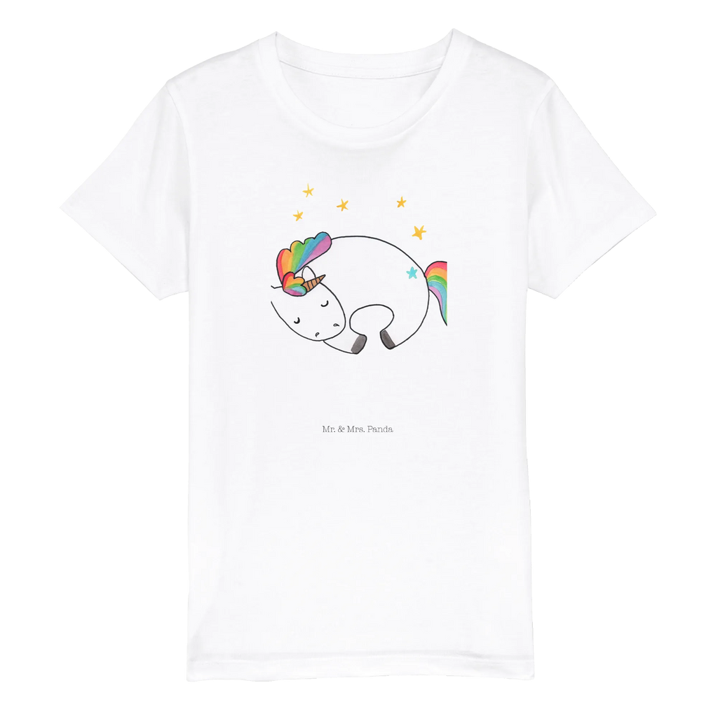 Organiczna koszulka dziecięca Jednorożec noc Kinder T-Shirt Jungen, Kinder T-Shirt Mädchen, Kinder T-Shirt, Einhorn, Einhörner, Einhorn Deko, Unicorn, Ruhe, Geschenk, Träume, Realität, Menschen, Freundin, Traum