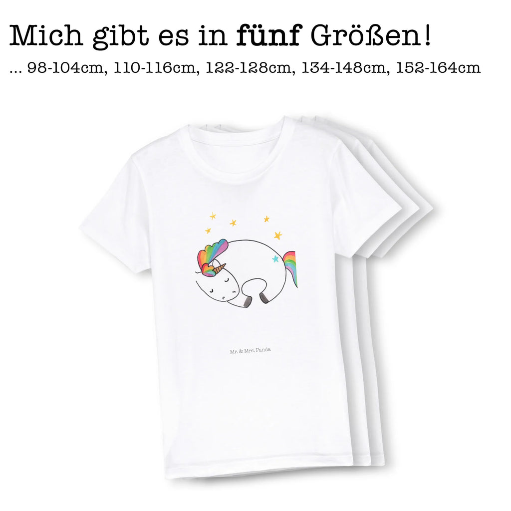 Organiczna koszulka dziecięca Jednorożec noc Kinder T-Shirt Jungen, Kinder T-Shirt Mädchen, Kinder T-Shirt, Einhorn, Einhörner, Einhorn Deko, Unicorn, Ruhe, Geschenk, Träume, Realität, Menschen, Freundin, Traum