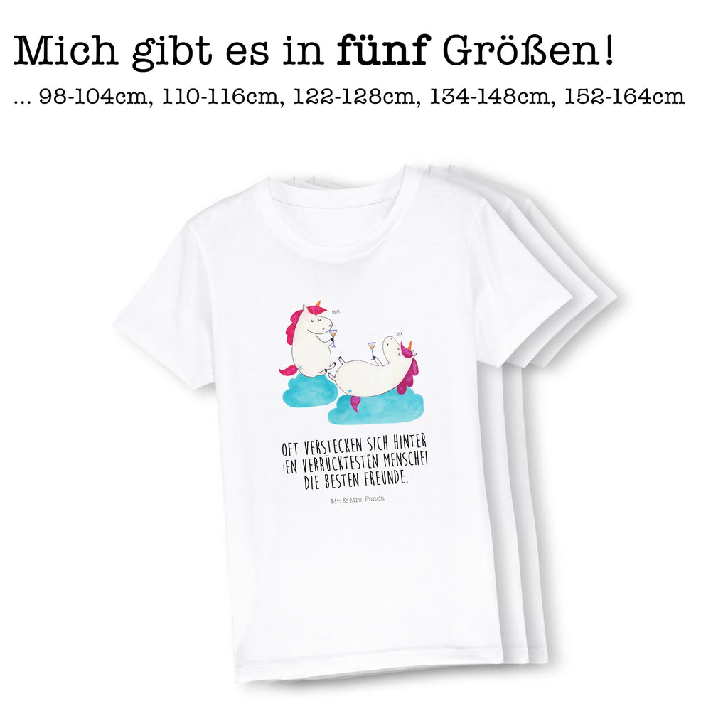 Organiczna koszulka dziecięca jednorożec szampan Kinder T-Shirt, Kinder T-Shirt Mädchen, Kinder T-Shirt Jungen, Einhorn, Einhörner, Einhorn Deko, Unicorn, Mädelsabend, Sekt, Freundin, BFF, Party, Anstoßen, Spaß, Freundinnen, Beste, Korken