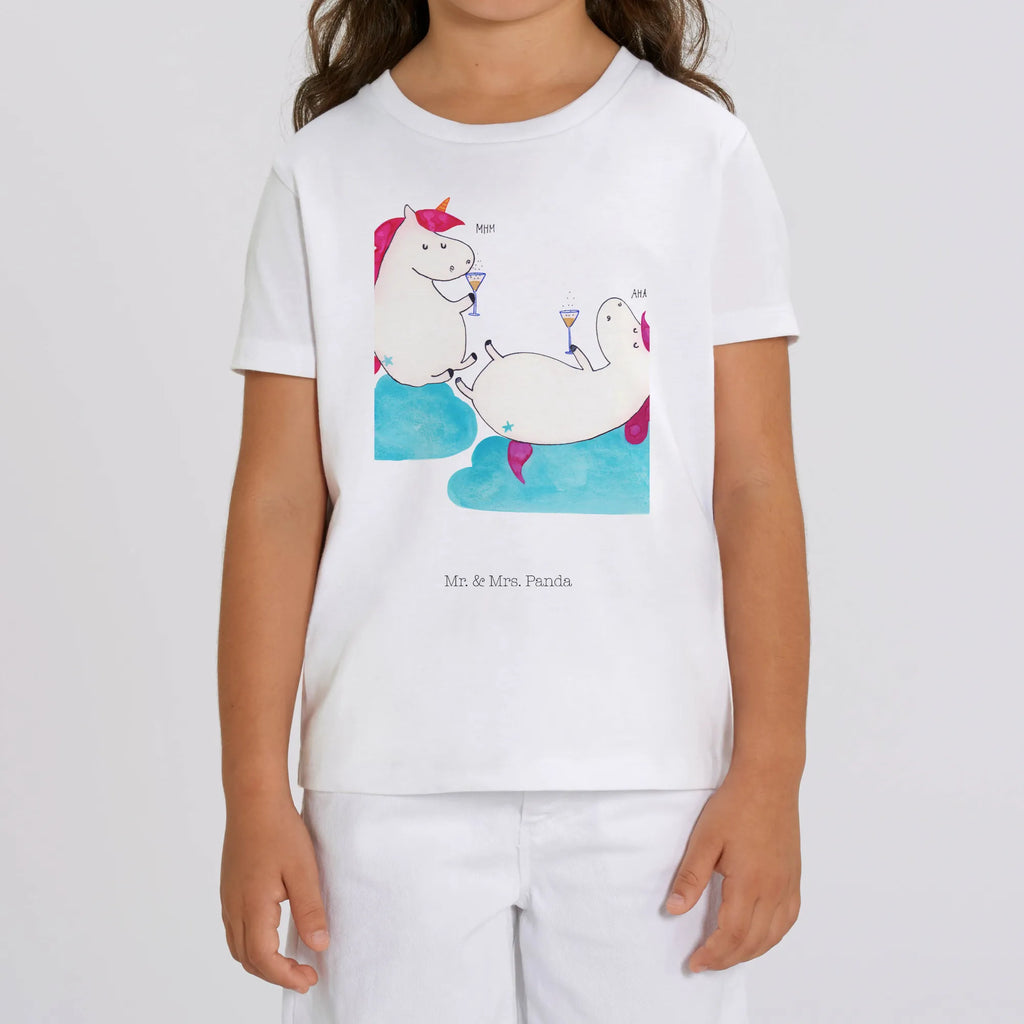 Organiczna koszulka dziecięca jednorożec szampan Kinder T-Shirt, Kinder T-Shirt Mädchen, Kinder T-Shirt Jungen, Einhorn, Einhörner, Einhorn Deko, Unicorn, Mädelsabend, Sekt, Freundin, BFF, Party, Anstoßen, Spaß, Freundinnen, Beste, Korken