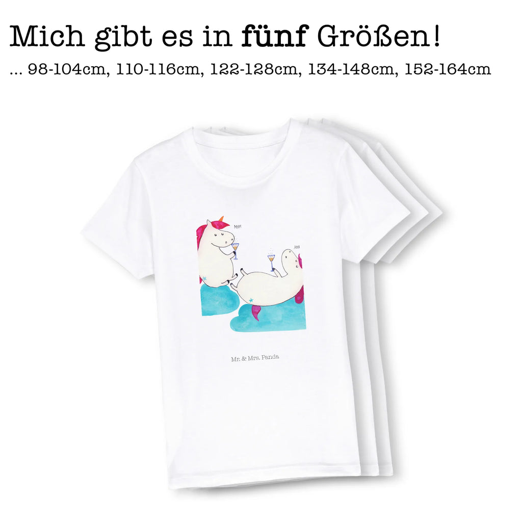 Organiczna koszulka dziecięca jednorożec szampan Kinder T-Shirt, Kinder T-Shirt Mädchen, Kinder T-Shirt Jungen, Einhorn, Einhörner, Einhorn Deko, Unicorn, Mädelsabend, Sekt, Freundin, BFF, Party, Anstoßen, Spaß, Freundinnen, Beste, Korken