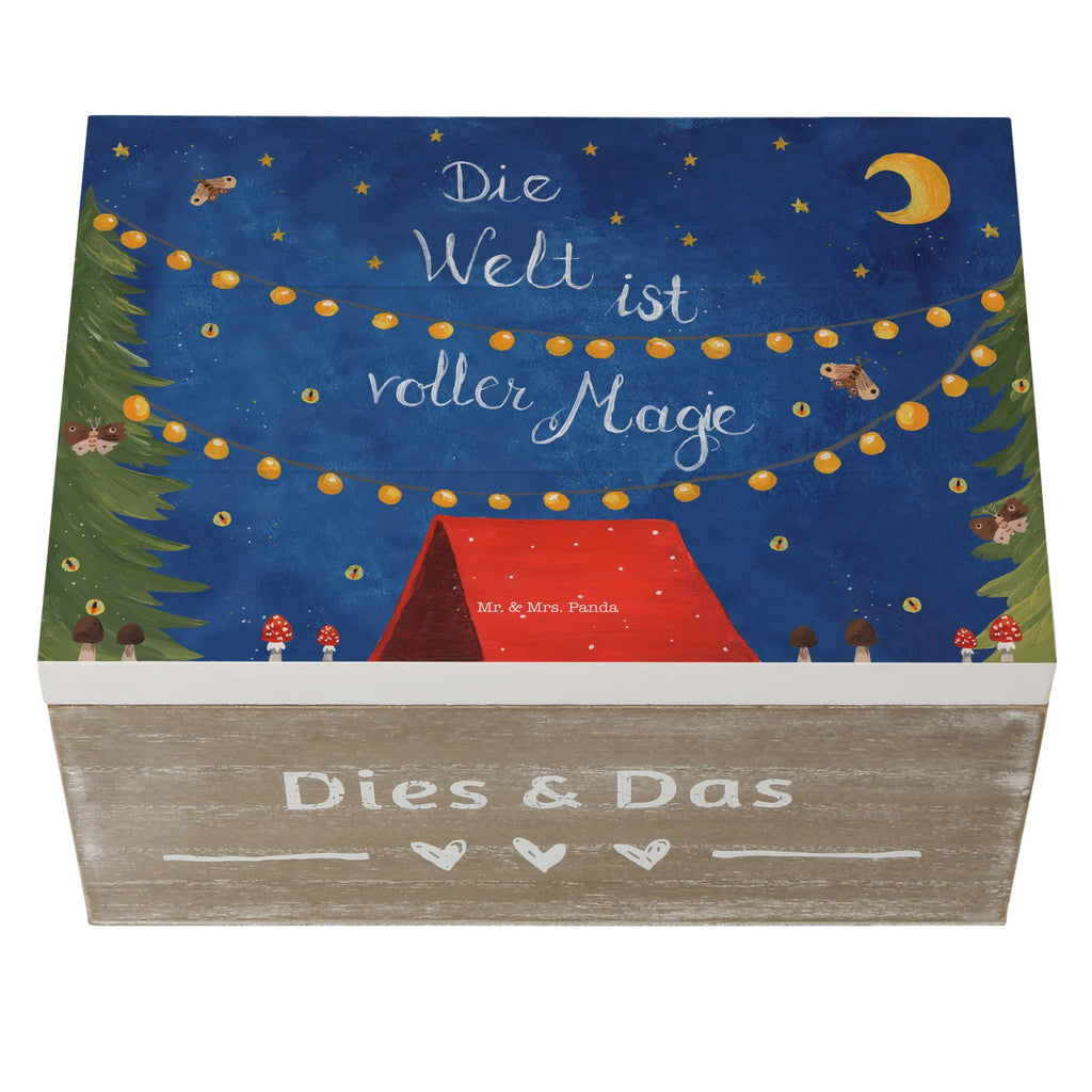 Holzkiste Die Welt ist voller Magie Dekokiste, Aufbewahrungsbox, Kiste, Schatulle, Erinnerungsbox, XXL, Holzkiste, Geschenkbox, Schatzkiste, Erinnerungskiste, Truhe, Geschenkdose, Blumen Deko, Frühlings Deko, Sommer Deko, Dekoration, positive Botschaft, Naturliebhaber, Outdoor, Natur, Abenteuer