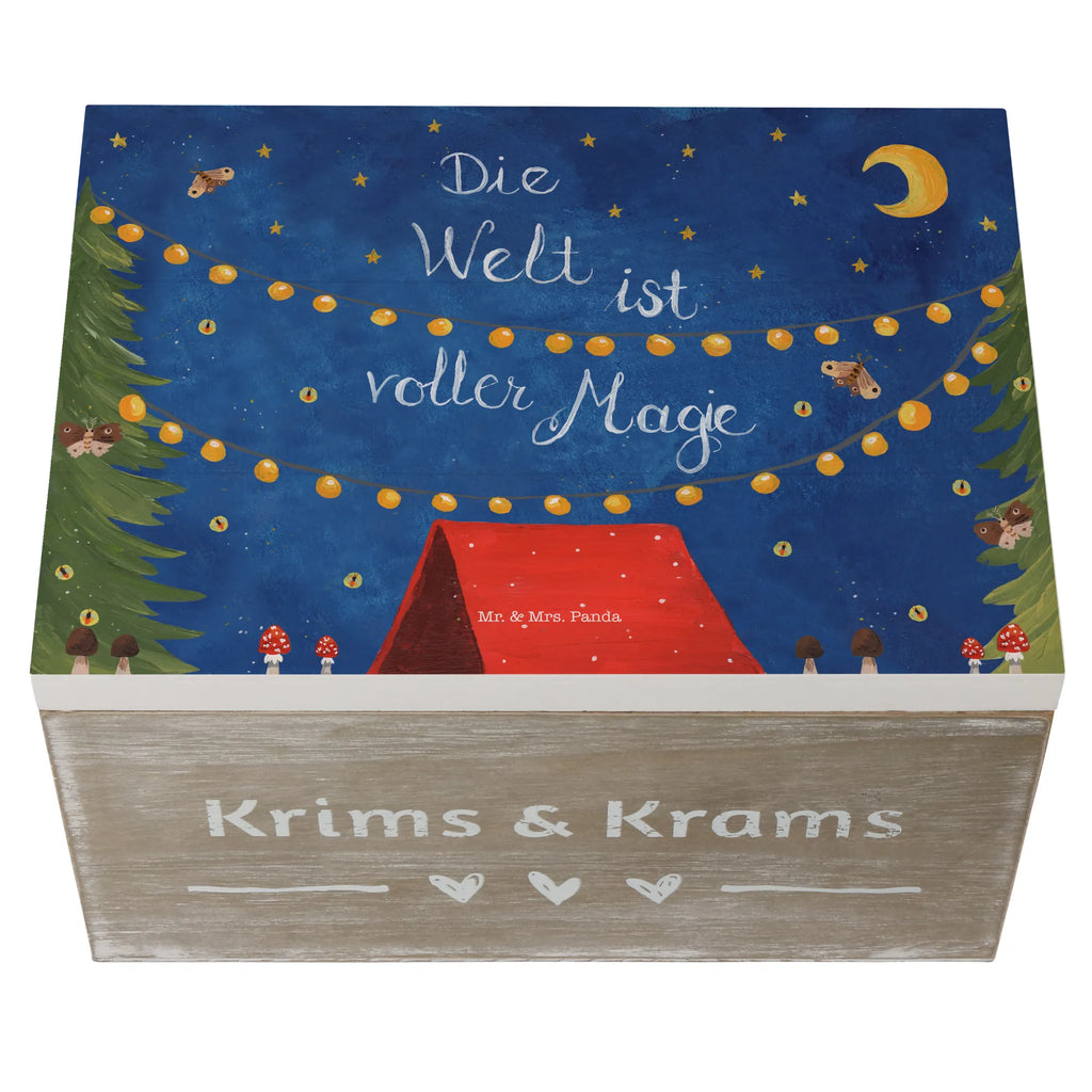 Holzkiste Die Welt ist voller Magie Dekokiste, Aufbewahrungsbox, Kiste, Schatulle, Erinnerungsbox, XXL, Holzkiste, Geschenkbox, Schatzkiste, Erinnerungskiste, Truhe, Geschenkdose, Blumen Deko, Frühlings Deko, Sommer Deko, Dekoration, positive Botschaft, Naturliebhaber, Outdoor, Natur, Abenteuer