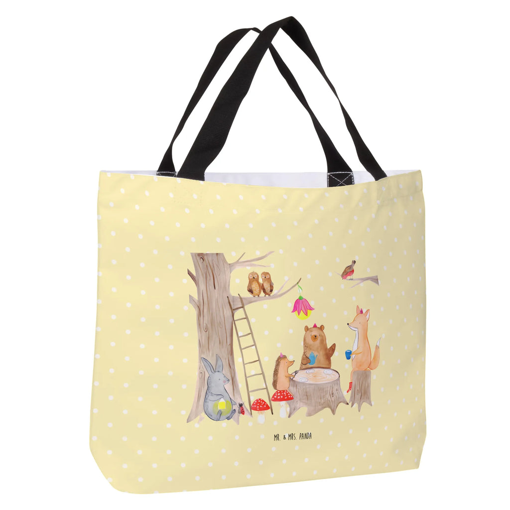 Shopper forest animals picnic handle bag, beach bag, carrier bag, shopper, shopping bag, bag, large, XXL, woman, small animals, cute, funny, cute animal motives, hand drawn, small world, funny sayings, good mood, happy, gifts, gift ideas, special gifts, animal lover, card, hare, forest animals, fox, mouse, squirrel, forest, picnic, hedgehog