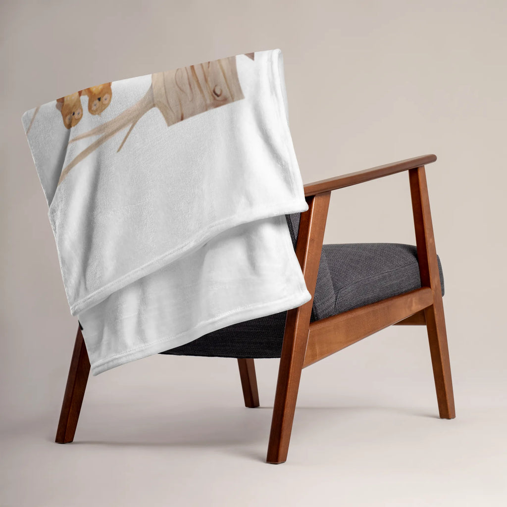 Kocyk dla niemowląt zwierzęta leśne piknik Motywy zwierzęce, dobra energia, zabawne powiedzonka, zwierzęta