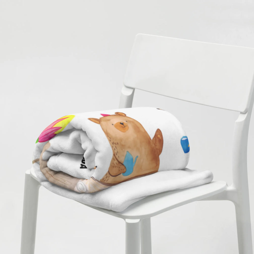 Kocyk dla niemowląt zwierzęta leśne piknik Motywy zwierzęce, dobra energia, zabawne powiedzonka, zwierzęta