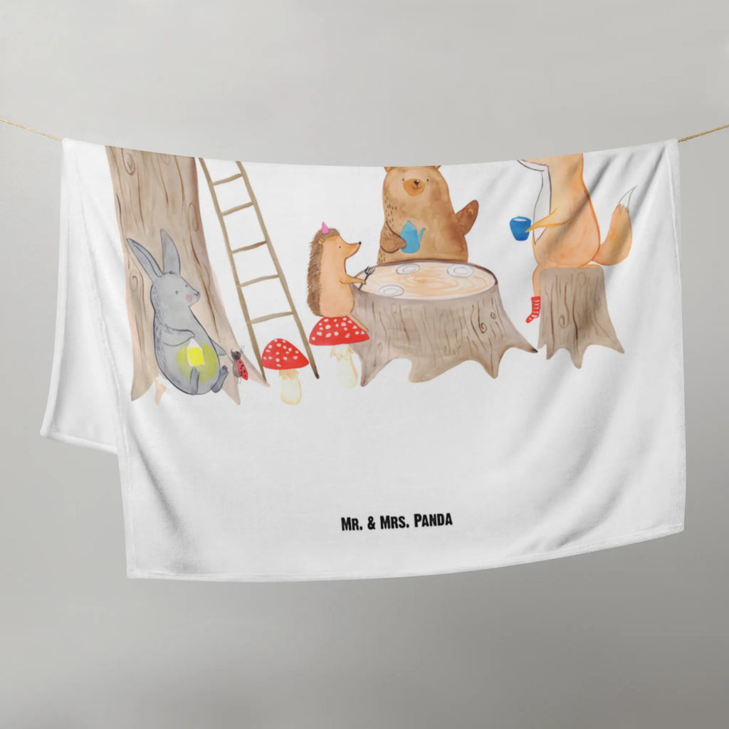 Kocyk dla niemowląt zwierzęta leśne piknik Motywy zwierzęce, dobra energia, zabawne powiedzonka, zwierzęta