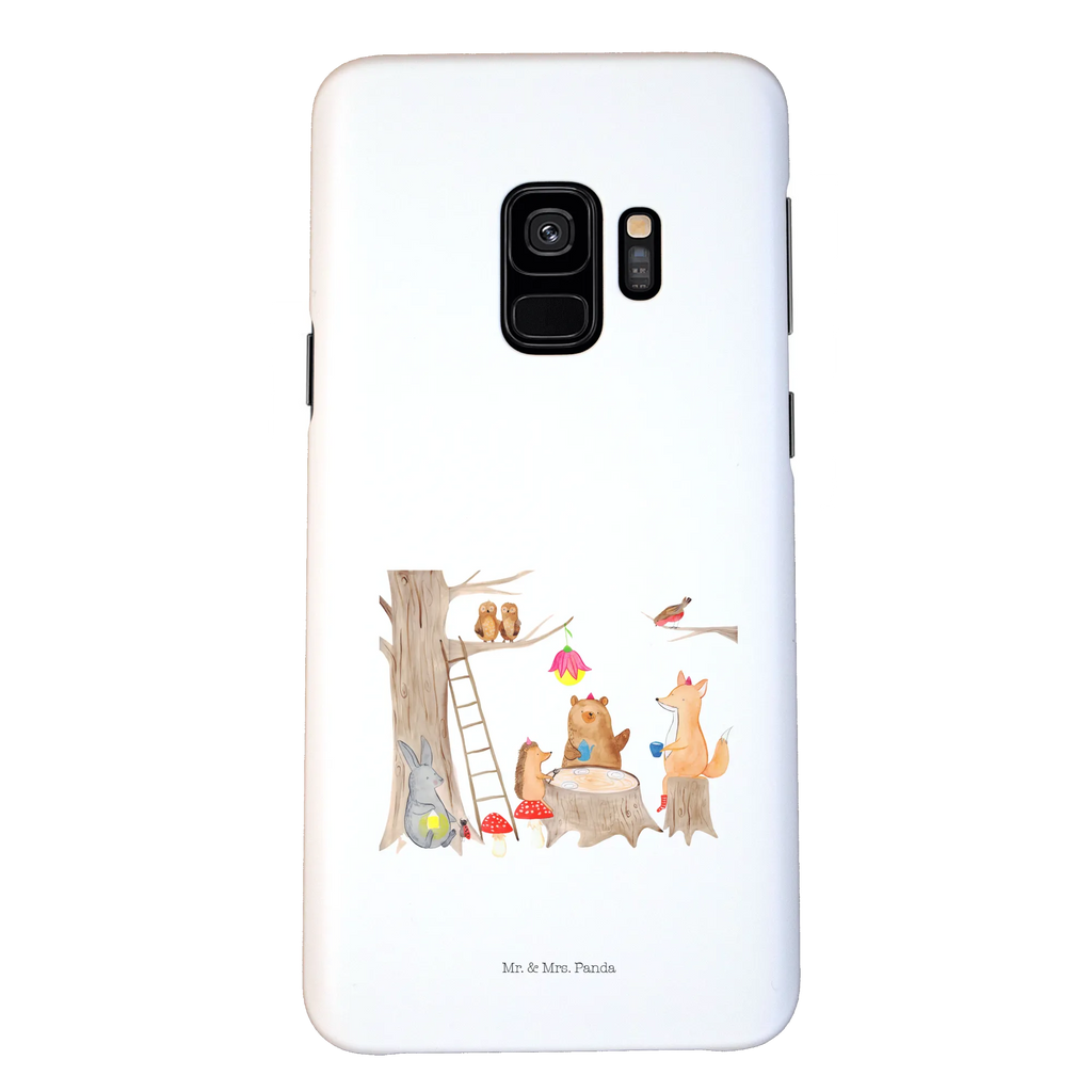 Phone case forest animals picnic Iphone XR, Handy Case, Iphone XR Handyhülle, Handyhülle, Premium Kunststoff, Tiere, Lustige Sprüche, Gute Laune, Tiermotive, Fuchs, Hase, Waldtiere, Igel, Eichhörnchen, Maus, Picknick, Wald