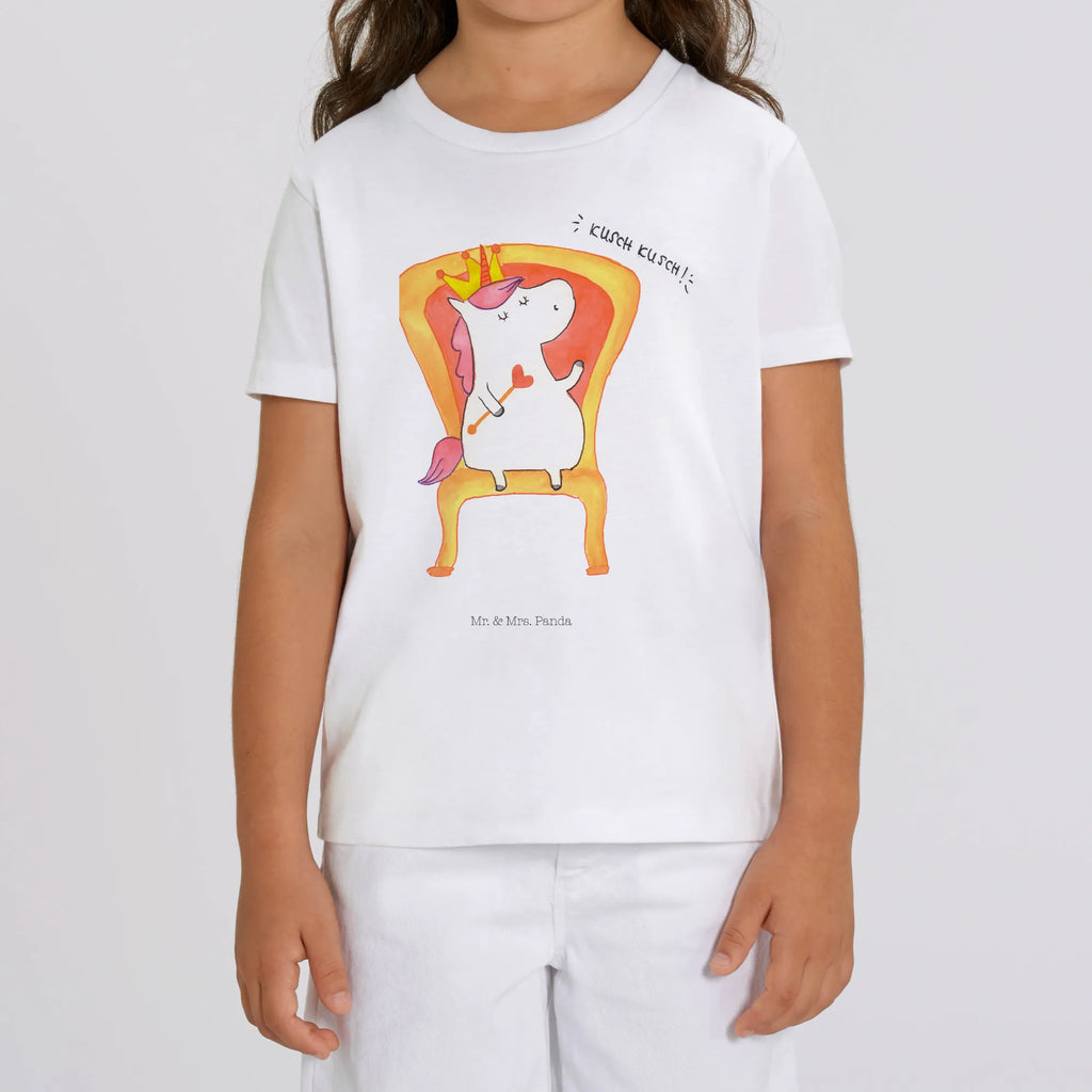 Organiczna koszulka dziecięca Jednorożec król Kinder T-Shirt Jungen, Kinder T-Shirt Mädchen, Kinder T-Shirt, Unicorn, Einhörner, Einhorn Deko, Einhorn, Kaiser, Prinzessin, Krone, König, Herrscher, Bundeskanzler, Präsident
