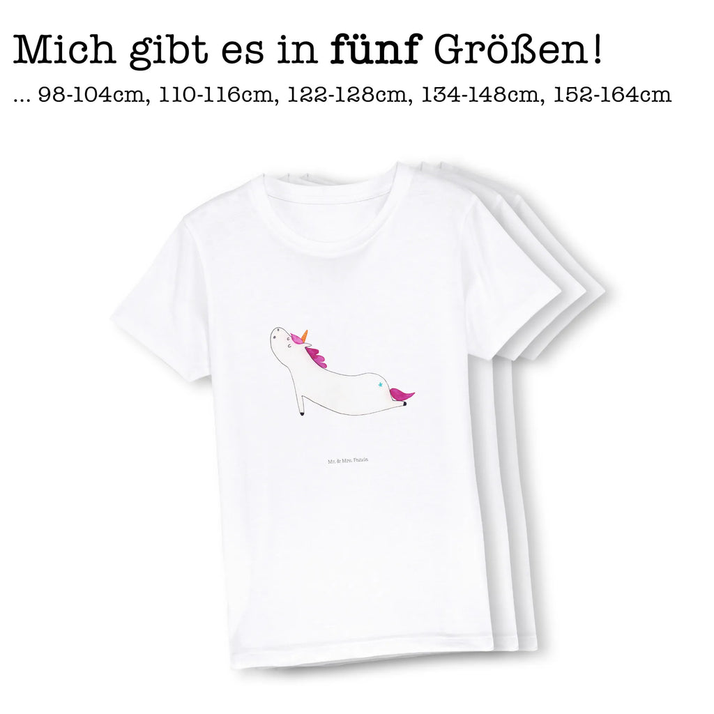 Organiczna koszulka dziecięca jednorożec joga Kinder T-Shirt Jungen, Kinder T-Shirt, Kinder T-Shirt Mädchen, Unicorn, Einhörner, Einhorn Deko, Einhorn, Süß, Achtsamkeit, Yogamatte, Entspannung, Namaste, Lustig, Joga, Sport, Witzig, Yoga
