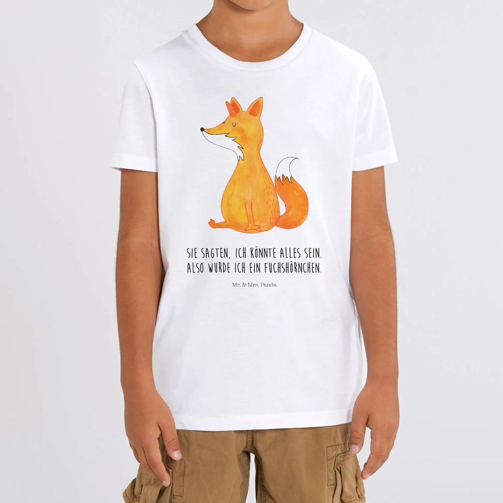 Organiczna koszulka dziecięca Jednorożec życzenie Kinder T-Shirt Mädchen, Kinder T-Shirt, Kinder T-Shirt Jungen, Unicorn, Einhörner, Einhorn Deko, Einhorn, Füchse, Unicorns, Fuchs, Fuchshörnchen, Foxycorn, Fuchshorn