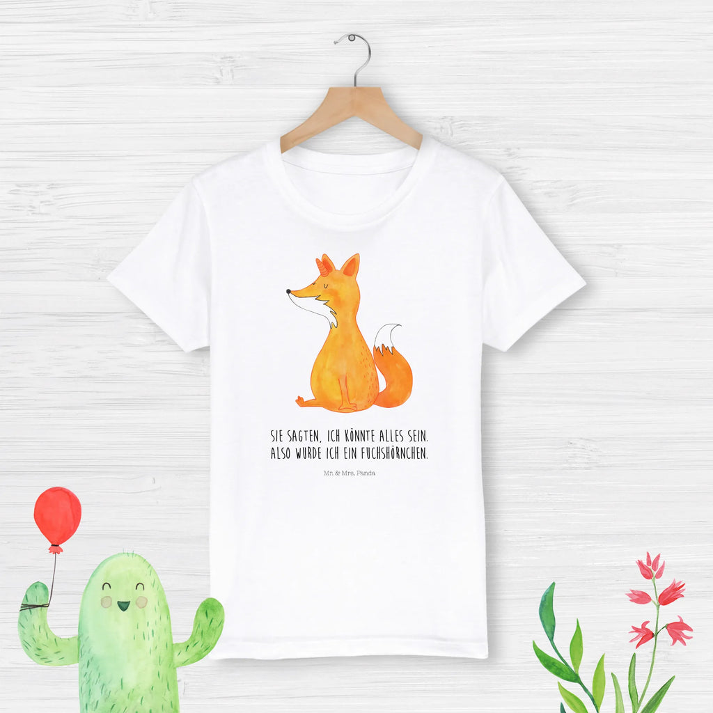 Organiczna koszulka dziecięca Jednorożec życzenie Kinder T-Shirt Mädchen, Kinder T-Shirt, Kinder T-Shirt Jungen, Unicorn, Einhörner, Einhorn Deko, Einhorn, Füchse, Unicorns, Fuchs, Fuchshörnchen, Foxycorn, Fuchshorn