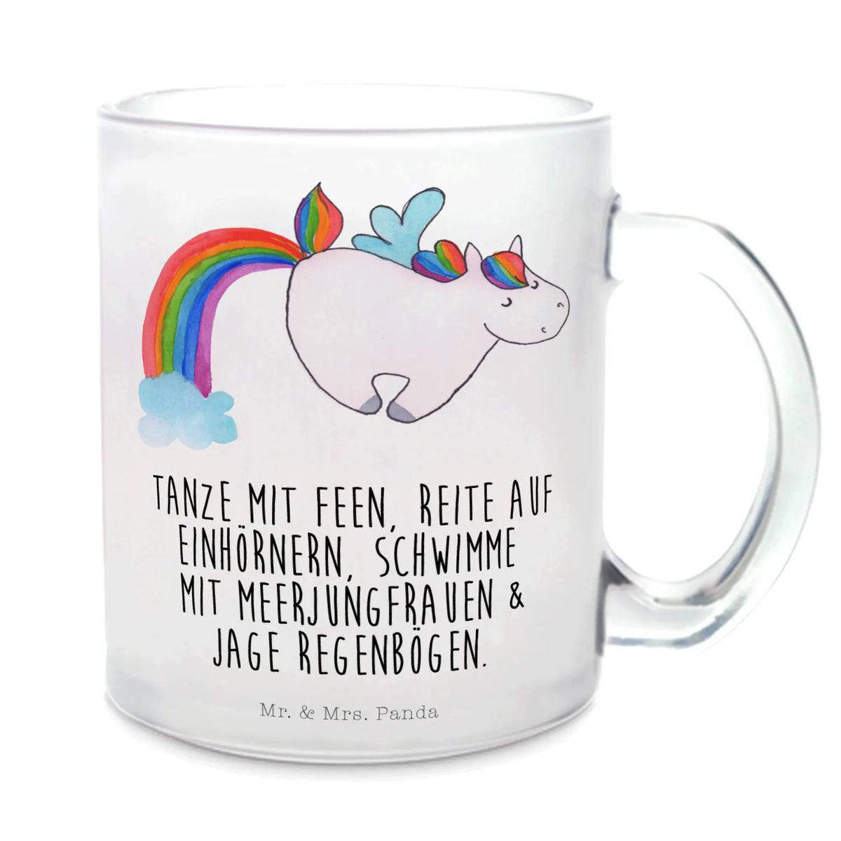 Teetasse Einhorn Fliegendes Pferd glastasse, Motivtasse, Teetasse aus Glas, Glasbecher, getränkebecher, Pott, Kakaotasse, Henkeltasse, Henkelbecher, Trinkglas, Teeglas, Tee Tasse, Haferl, Häferl, Teetasse Glas, getränkeglas, Teetasse, Glas Teebecher, Unicorn, Einhorn, Einhörner, Einhorn Deko, Glitzer, Realität, Regenbogen, Erwachsenwerden, Spielen
